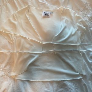 Tie princess polly cropped top